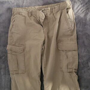 Beige Cargo Pants